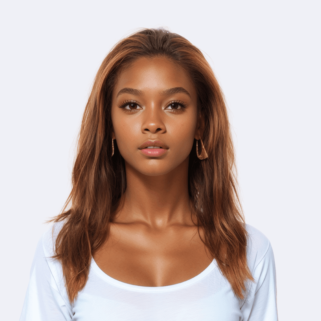 #5 13x4 Lace Body Wave Highlight Human Hair Wig 12 Inches - RoseTask