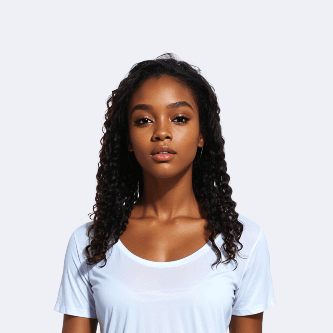 #28 13x4 Lace Kinky Curly Black Human Hair Wig 18 Inches - RoseTask
