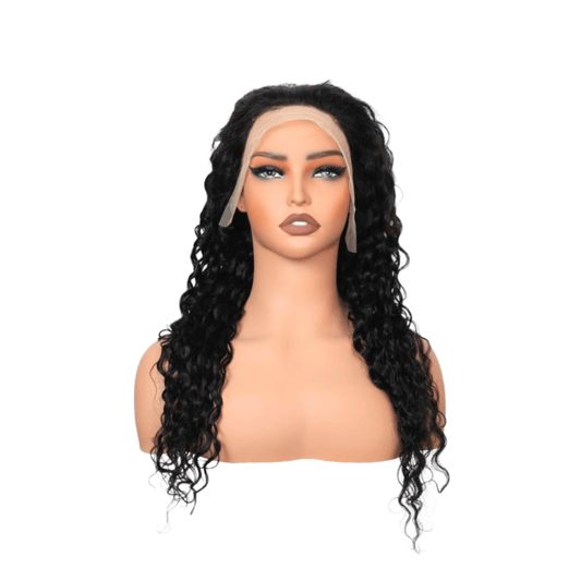 #30 13x4 Lace Deep Curly Black Human Hair Wig 22 Inches